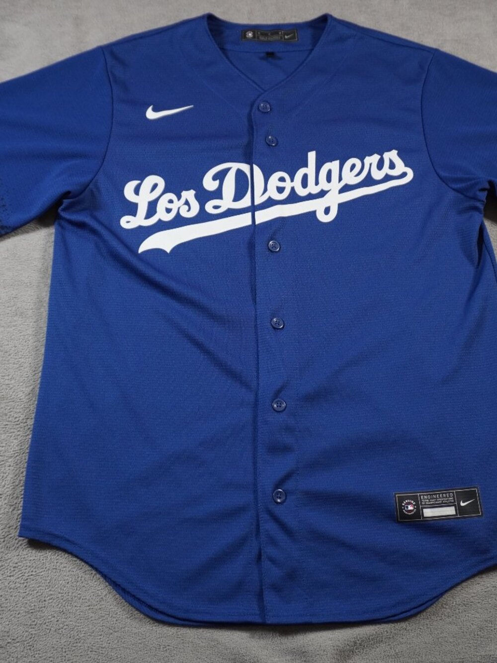 Nike Los Angeles Dodgers Jersey Medium Blue City Connect Authentic Los Dodgers